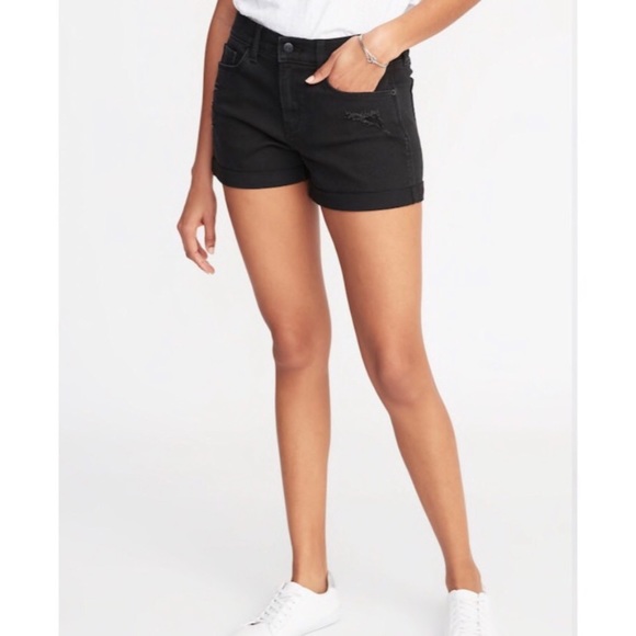 old navy distressed shorts